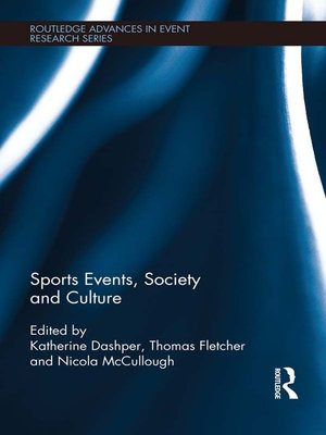 cover image of Sports Events, Society and Culture
